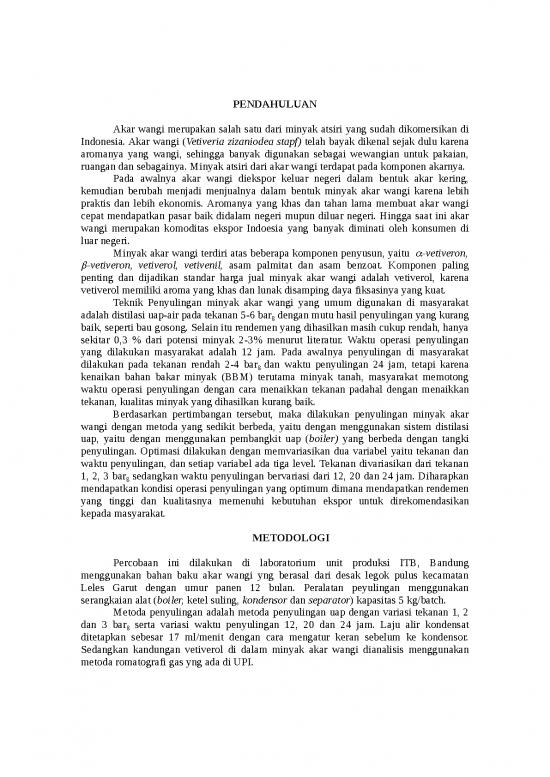 picture_Hasil Laboratorium Penyulingan Akar Wangi | Ekonomi Manajemen